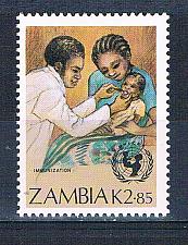 Buy Zambia 442 Unused Child Immunization 1988 (Z0004)+
