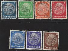 Buy Germany Scott #391-397 Used VF 1932 President Von Hindenburg Stamps CV 24.30