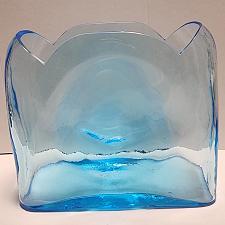 Buy Bryce glass cerulean blue glass whimsey glass vase