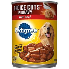 Buy PEDIGREE CHOICE CUTS IN GRAVY Adult Canned Soft Wet Dog Food with Beef 13.2 o...