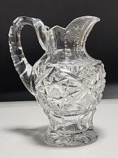 Buy ABP cut glass signed Hawkes creamer American