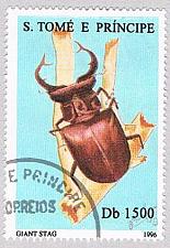 Buy Saint Thomas and Prince Is 1287d Used Giant stag CV 4.00 (BP20814)