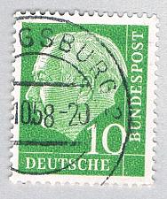 Buy Germany 708 Used President Heuss 1 1954 (BP58518)