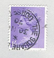 Buy Great Britain Used QEII violet 1s 2 (BP72406)