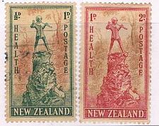 Buy New Zealand B26-27 Used set Peter Pan Statue 1945 (N0658)