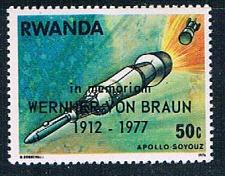 Buy Rwanda 838 Unused Apollo in space (R0267)+