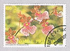 Buy Saint Thomas and Prince Is 804f Used Oncidium nubigenum CV 1.25 (BP1915)