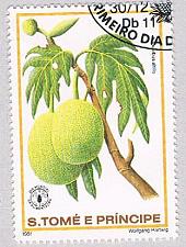 Buy Saint Thomas and Prince Is 641c Used Artocarbus altilis CV 1.10 (BP20815)