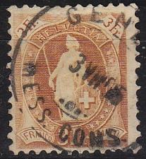 Buy SCHWEIZ SWITZERLAND [1882] MiNr 0064 Y C ( O/used ) [02]