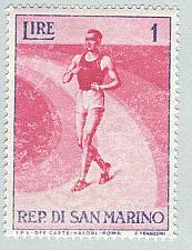 Buy San Marino 345 Walking Racer MNH 1 (BP96220)
