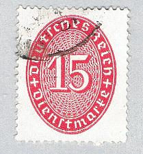 Buy Germany O73 Used Numeral 15 2 1927 (BP59137)