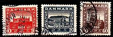 Buy DÄNEMARK DANMARK [1920] MiNr 0110-12 ( O/used ) Architektur