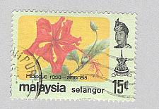 Buy Malaysia Selangor 126 Flowers Used 2 (BP96905)
