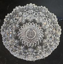 Buy ABP cut glass dish American brilliant period 1886 -1915 bob59