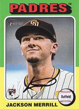 Buy 2024 Topps Heritage High Numbers #689 - Jackson Merrill - Padres