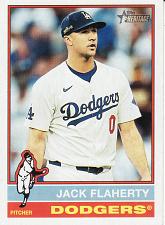 Buy 2025 Topps Heritage #304 - Jack Flaherty - Dodgers