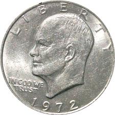Buy This is a 1972 One Dollar Eisenhower Coin