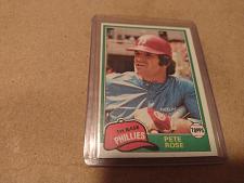 Buy 1981 Topps Pete Rose