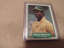 Buy 1982 Fleer Rickey Henderson