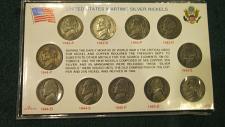 Buy COMPLETE SET OF 11 35% SILVER WAR NICKELS