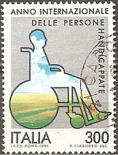 Buy [IT1451] Italy: International Year of the Disabled (1981) Used Single