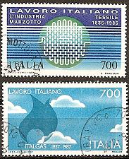 Buy [IT1702] Italy: Italian Industry: Textiles & Natural Gas (1987) Used Complete Set