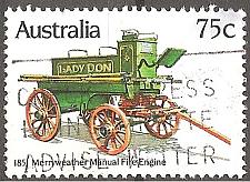 Buy [AU0860] Australia: Vintage Fire Engines (1983) Used