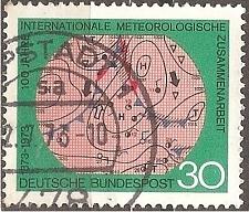 Buy [GE1102] Germany: Int'l Meteorological Cooperation Centennial. (1973) used single