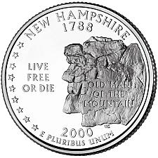 Buy 2000 P NEW HAMPSHIRE STATE QUARTER