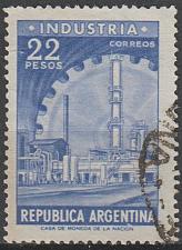Buy [AR0699] Argentina: Cogwheel and Factory (1962) Used