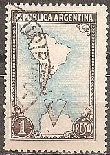 Buy [AR0594] Argentina: Argentina's Antarctic Claims (1951) Used Single