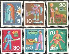 Buy [GE1022] Germany: Voluntary Services (1970) MNH 6-value complete set