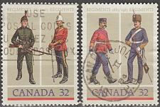 Buy [CA1007] Canada: Army Regiments Uniforms (1983) Used Complete Set