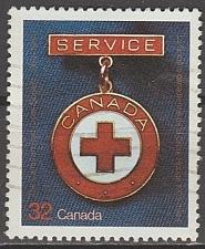 Buy [CA1013] Canada: Red Cross Society, 75th Anniv. (1984) Used Single