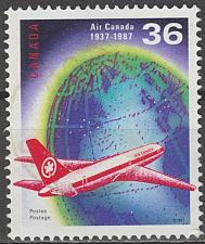 Buy [CA1145] Canada: Air Canada 50th Anniv. (1987) Used Single