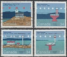 Buy [CA1063] Canada: Lighthouses (1985) Used Complete Set