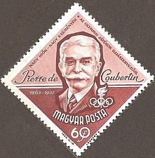 Buy [HU1501] Hungary: de Coubertin, reviver of Olympic Games (1963) MNH