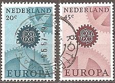Buy [NE0444] Netherlands: Europa/CEPT (1967) Used, complete set