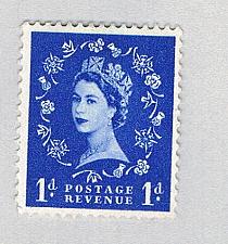Buy Great Britain QEII blue 1d 2 (AP136712)