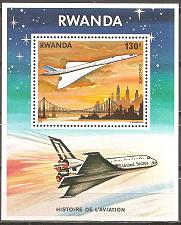 Buy [AF0472] Rwanda: Aviation History (1978) MNH Miniature Sheet