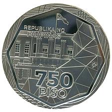Buy 2024 Philippines 750-Piso 75th Anniversary of CBP SILVER in WOODEN case