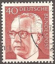 Buy [GE1032] Germany: Pres. Gustav Heinemann (1971) used