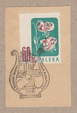 Buy [PO0779] Poland: Cut square bearing a fancy cancel (1957) Used