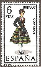 Buy [SP1400] Spain: Provincial Costumes: Burgos (1967) MNH