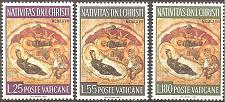 Buy [VC0458] Vatican City: Christmas (1967) MNH Cpl Set