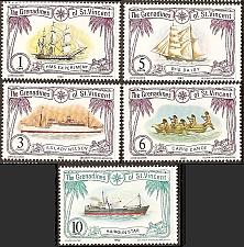 Buy [SV0222] St Vincent Grenadines: Ships (1982) MNH Short Set