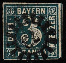 Buy German State Bavaria Used Scott #2b Catalog Value $3.50