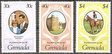 Buy [BC0322] Grenada: Royal Wedding, Charles & Diana (1981) MNH Full Set