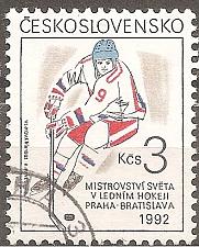 Buy [CZ2853] Czechoslovakia: World Ice Hockey Championship (1992) CTO Single