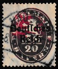 Buy German State Bavaria Used Scott #O55 Catalog Value $1.60